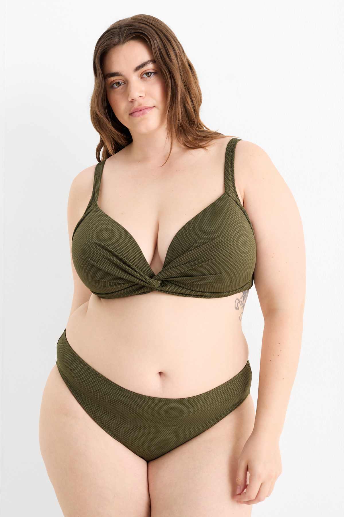 【PORTERNA】Ana V Bikini Góra od bikini z supełkiem - LYCRA® XTRA LIFE™- wyściełana
