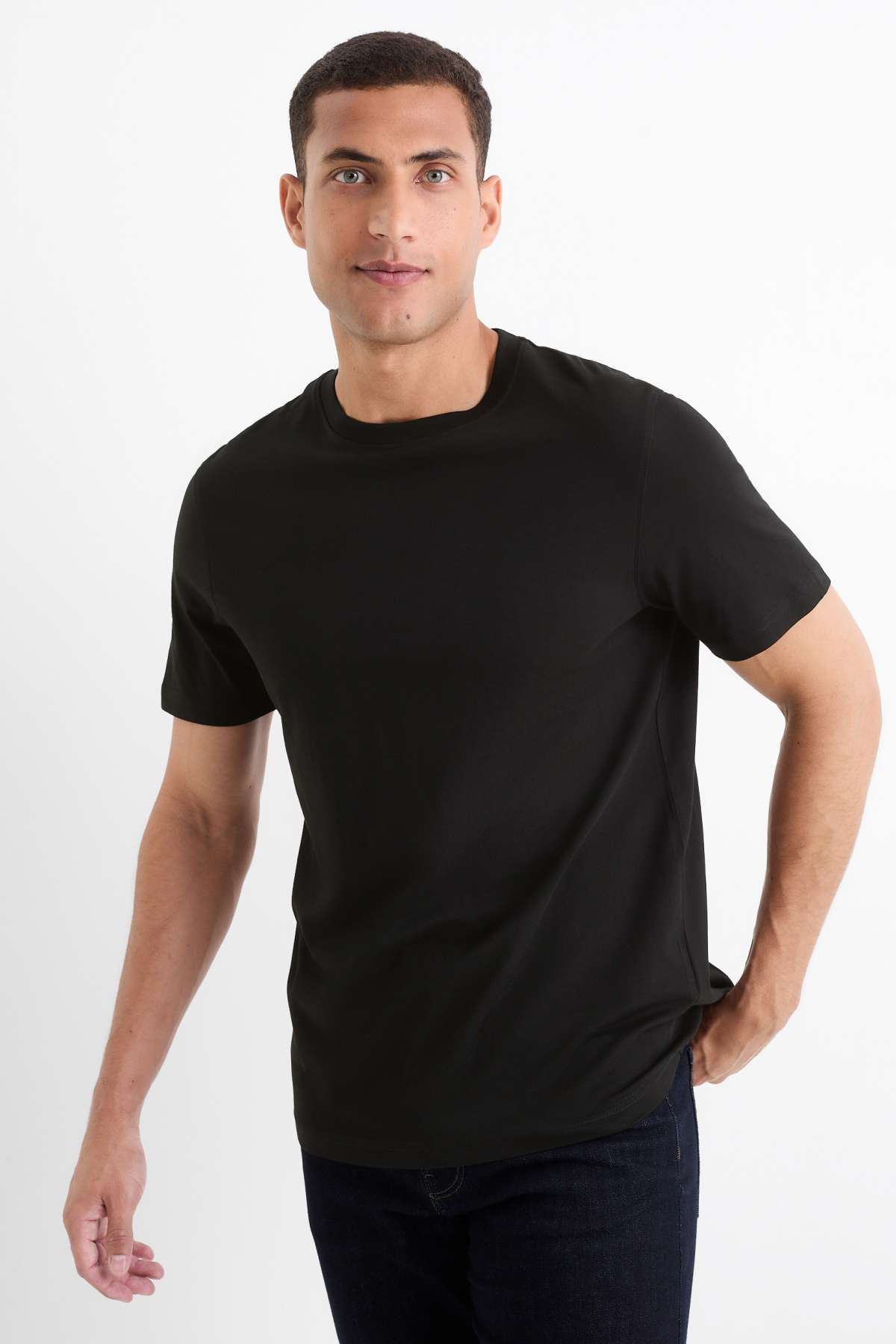 T-shirt Noir Homme Fashion