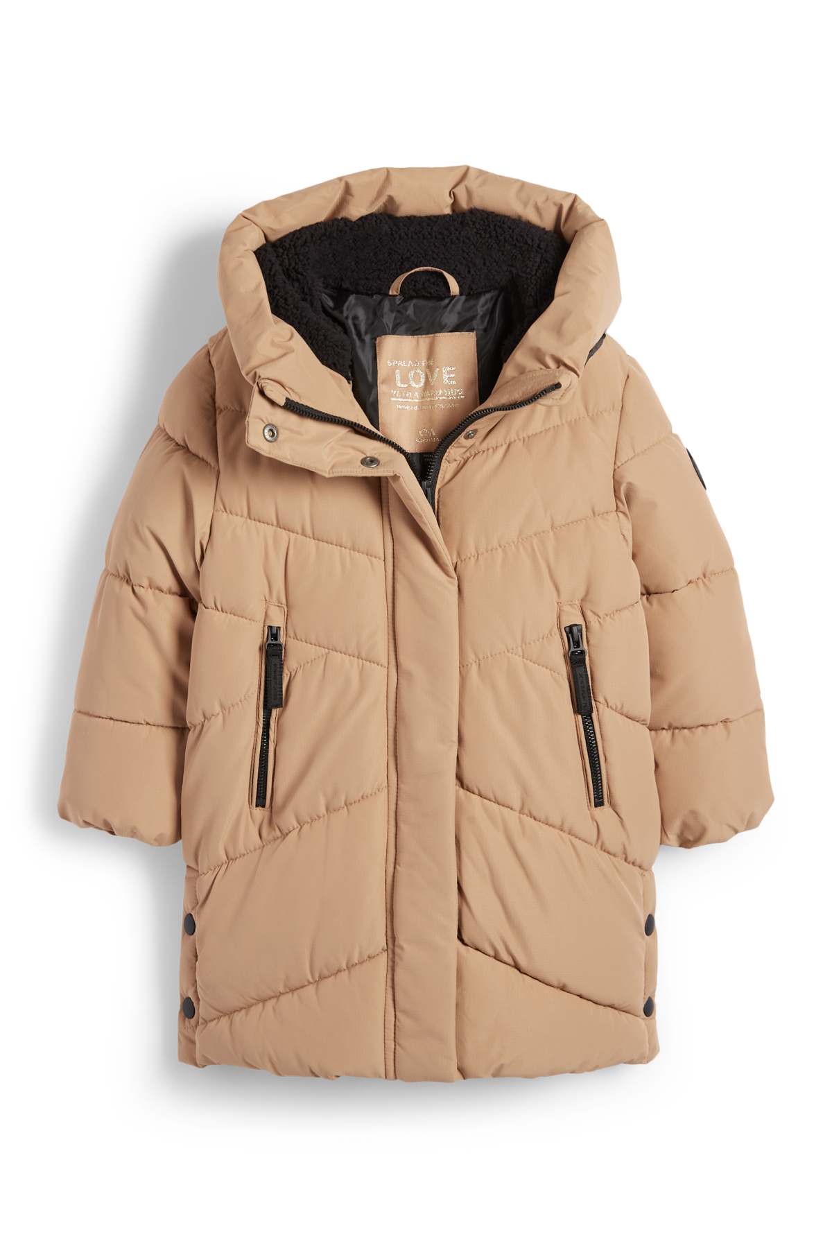 Quilted jacket with hood - water-repellent | C&A Online Shop