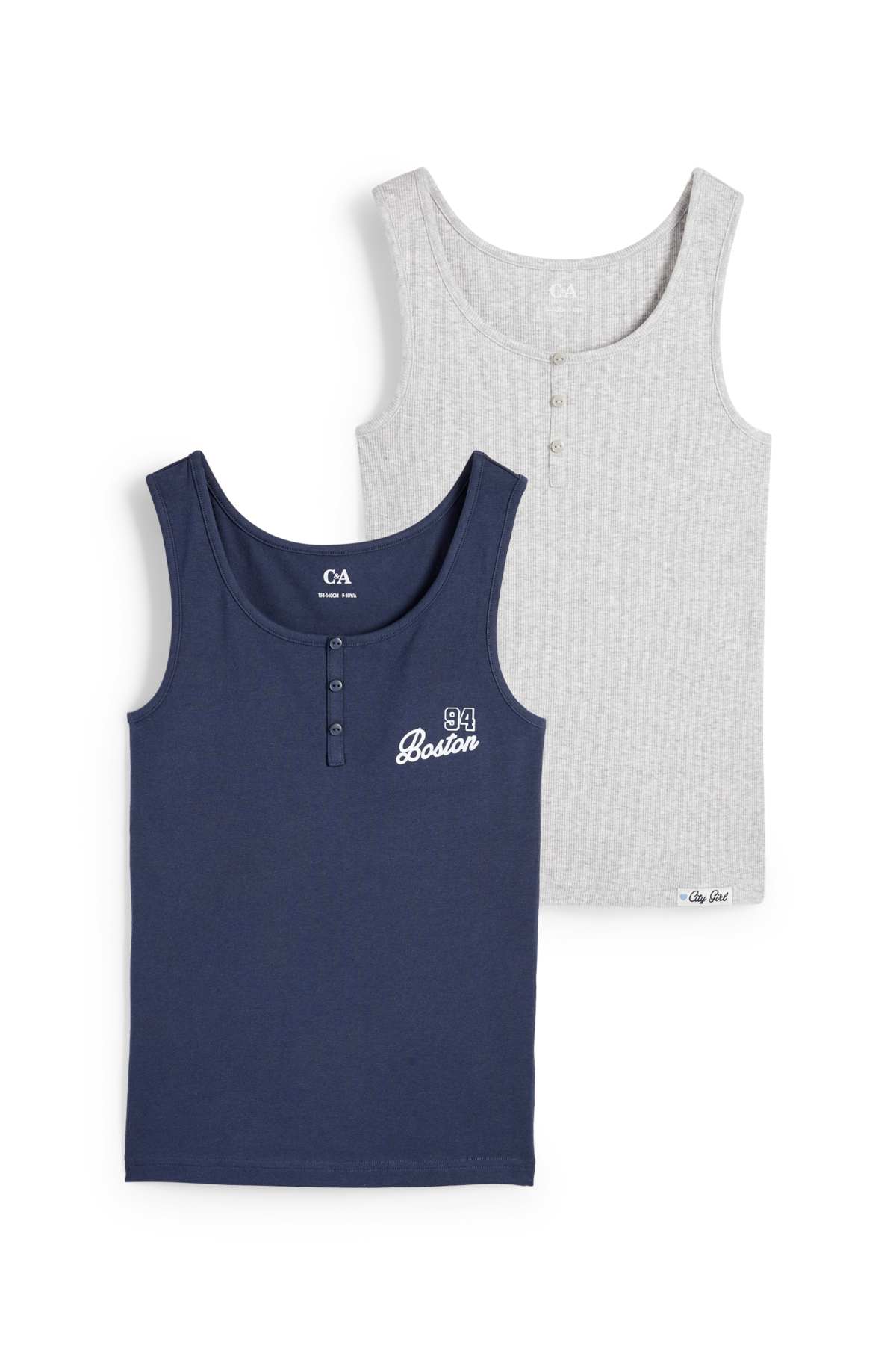 Lot De 3 Débardeurs Fille à Bretelles - 95% Coton - Sous-vêtement Maillot De Corps - Pour 8-14 Ans