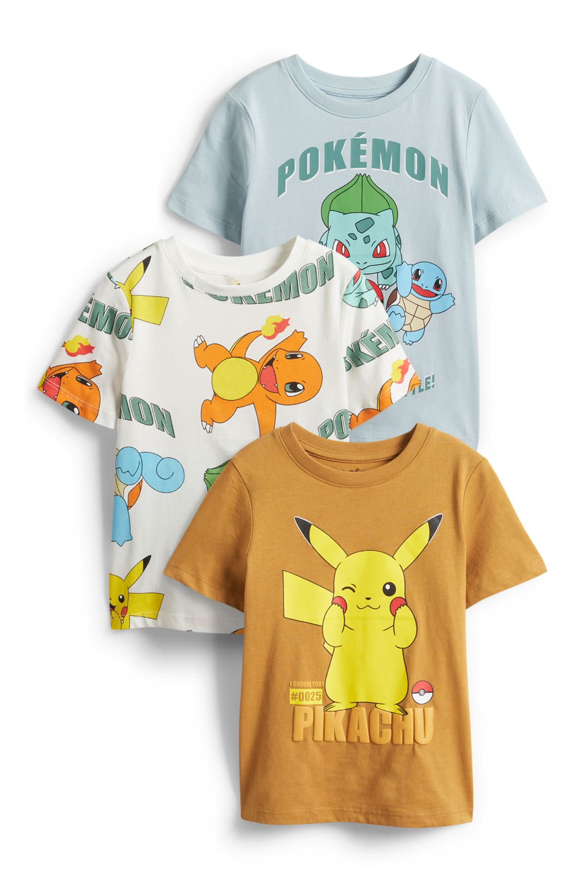 Kinderen 4-14 Jaar Pokémon Pyjama Set - Shirt Met Lange Mouwen Broek, Katoen, Pikachu/Snorlax Print - Voor Kinderen & Tieners 4-14 Jaar Pokémon Pyjama Kinderen