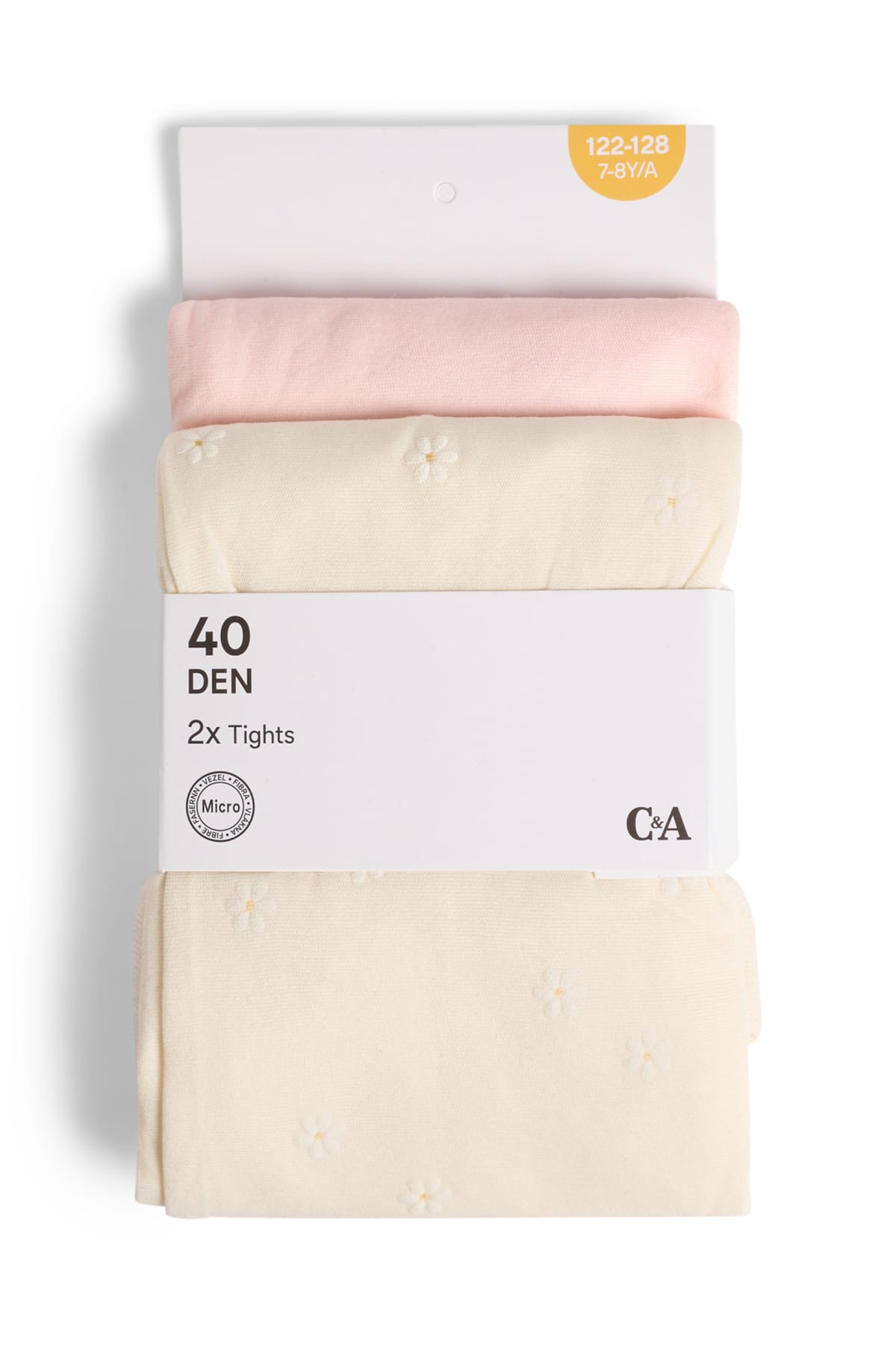 Conte elegant Chique Princess kindermaillot voor meisjes (2 stuks), wit, 128/134 cm