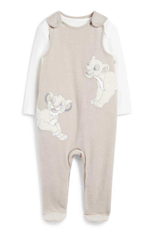 Recién Nacido Buzo Bebe C&a El Rey León Conjunto De Pelele De