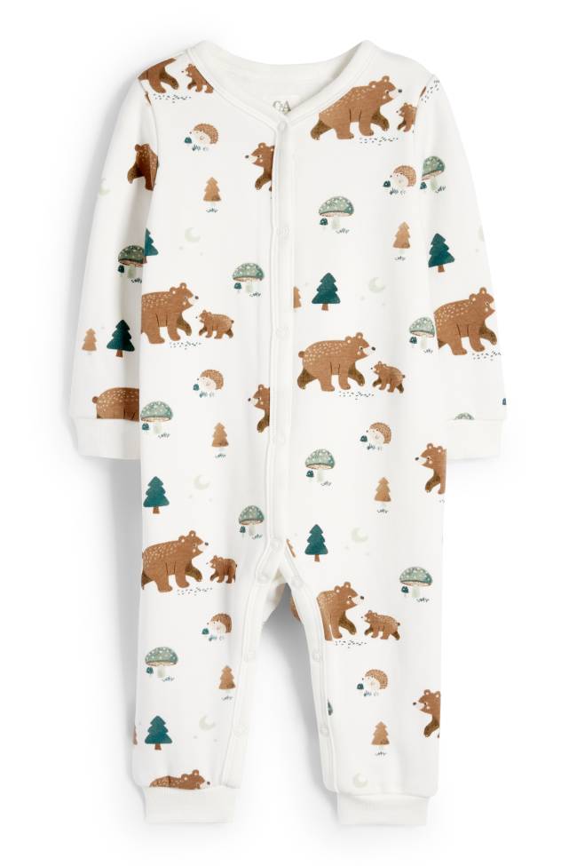 Animalesdelbosque-pijamaparabebé