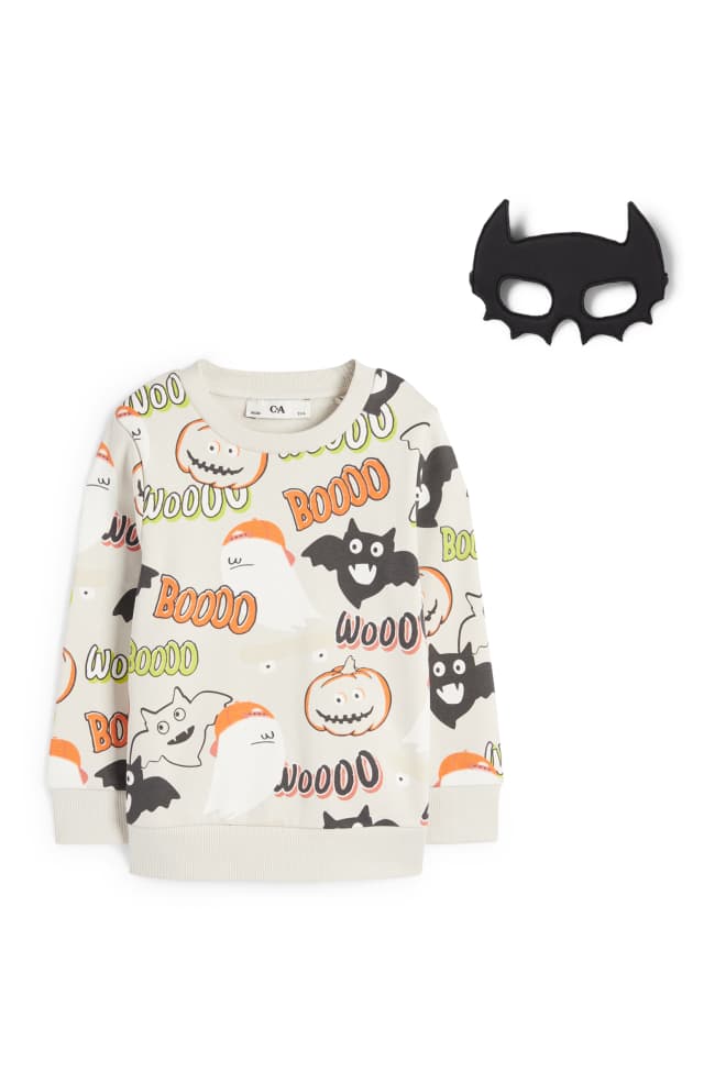 Set-Halloween-bat-sweatshirtandmask