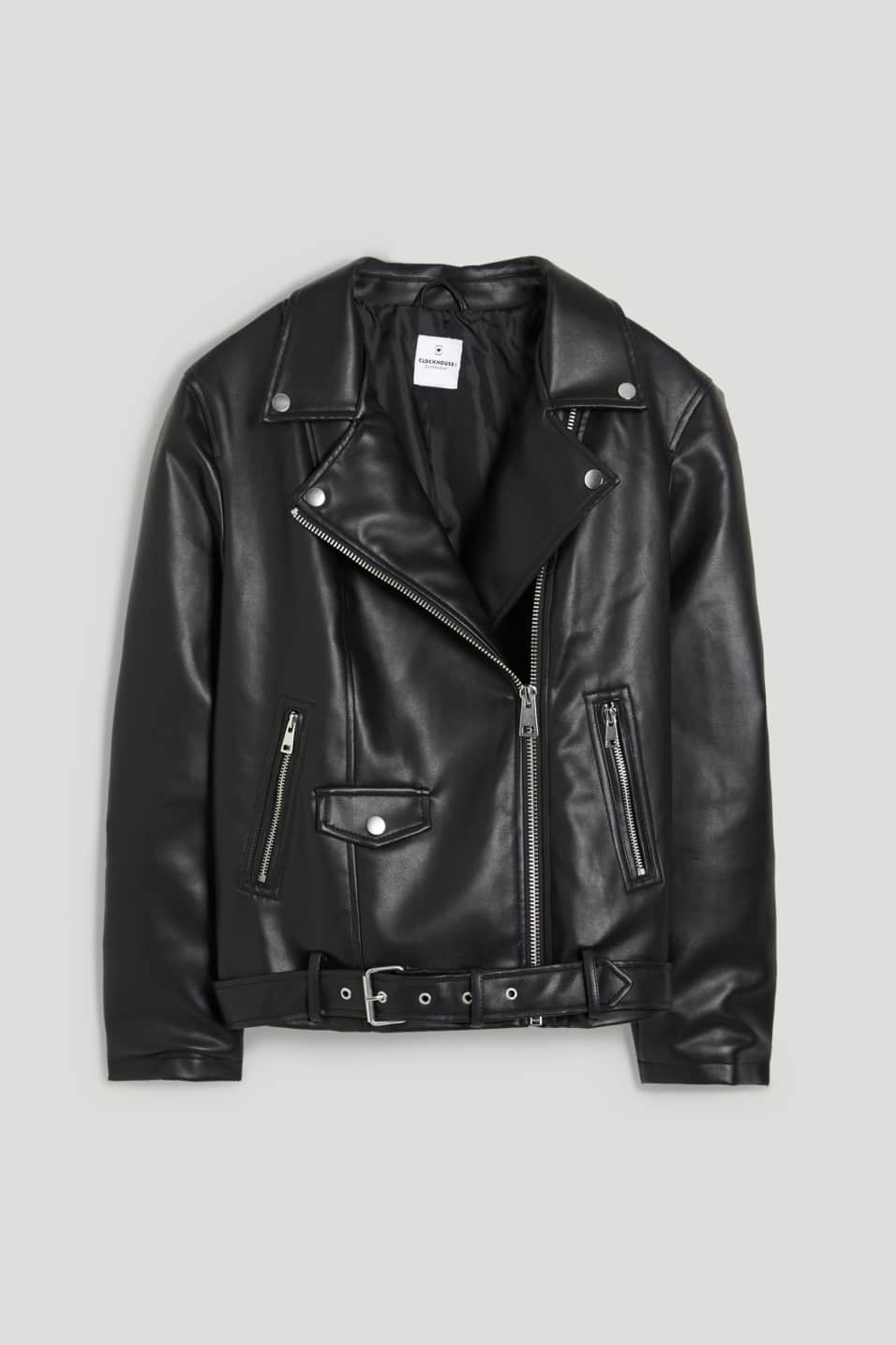 C A Lederjacke Clockhouse