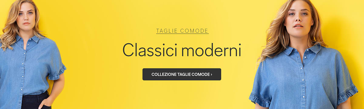 COLLEZIONE TAGLIE COMODE