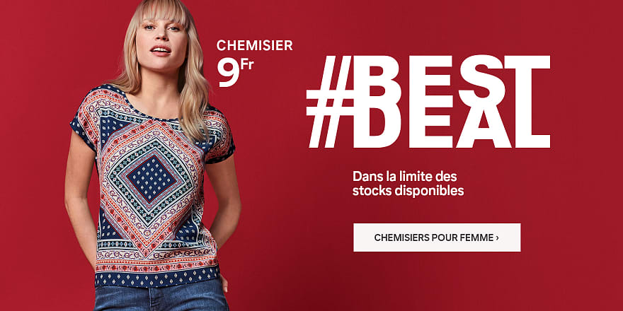 Femme
Chemisiers