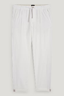 Uomo - Pantaloni chino - tapered fit - misto lino