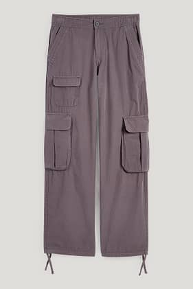 CLOCKHOUSE - pantalon cargo - mid waist - relaxed fit