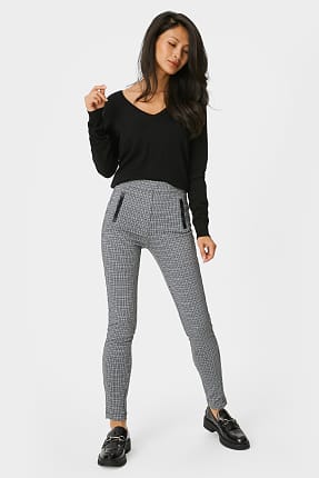 zwarte legging kort dames