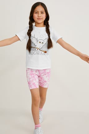 Kids white cycling shorts clearance