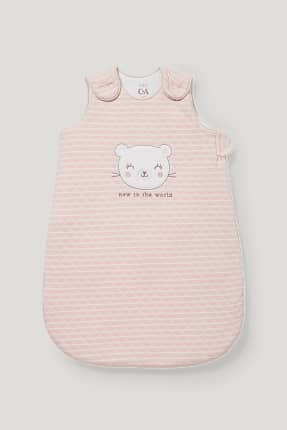 Baby-Schlafsack - gestreift
