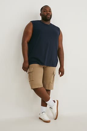 Cargo bermuda shorts - Flex - organic cotton