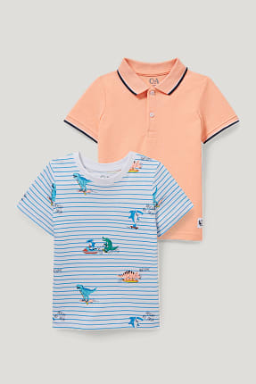 Pack de 2 - camiseta de manga corta y polo