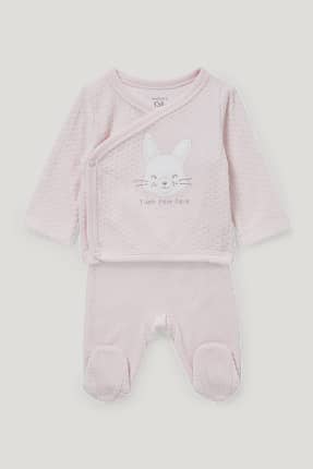 Erstlingsoutfit - Bio-Baumwolle - 2 teilig