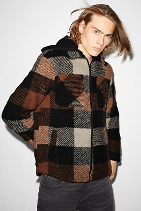 CLOCKHOUSE - veste chemise avec capuche - à carreaux