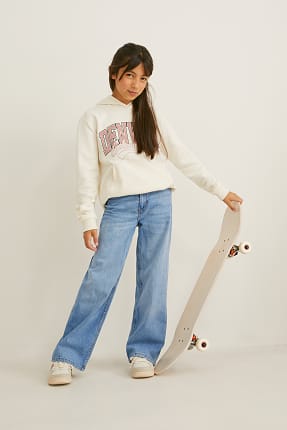 Wide leg jeans - organic cotton