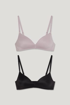 Paquet de 2 - sostenidors sense cèrcol - enconxat - LYCRA®