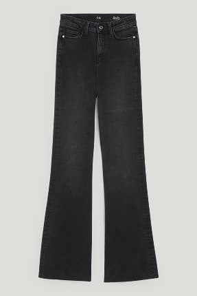 Flared jeans - high waist - LYCRA®