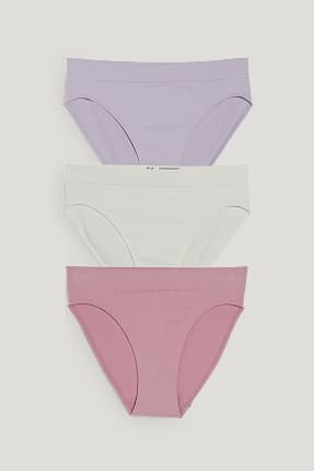 Paquet de 3 - calces - sense costures - LYCRA®