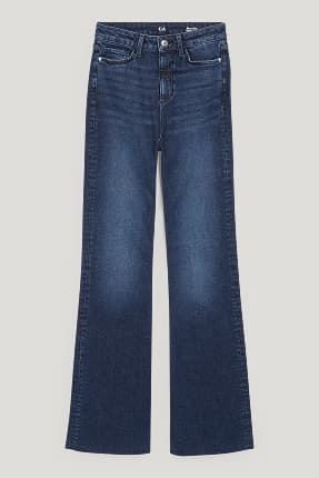 Flared jeans - high waist - LYCRA®