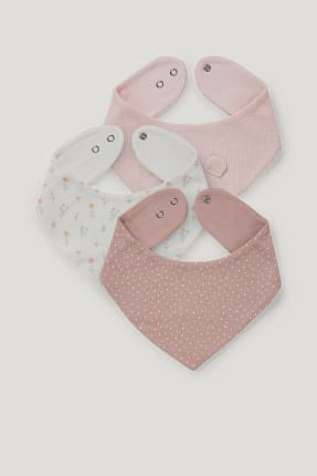 Paquet de 3 - mocador triangular per a nadó - cotó orgànic