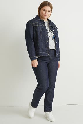 Straight jeans - high waist - LYCRA®