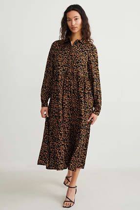 Shirt dress - patterned