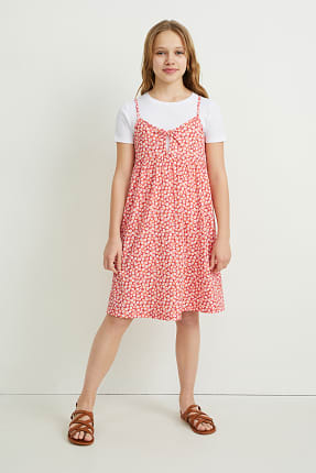 Set - T-shirt en jurk - 2-delig