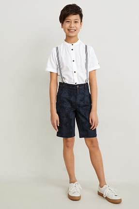 Conjunt - camisa i bermudes amb tirants - 2 peces