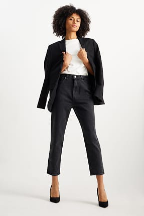 Mom jeans - high waist - LYCRA®