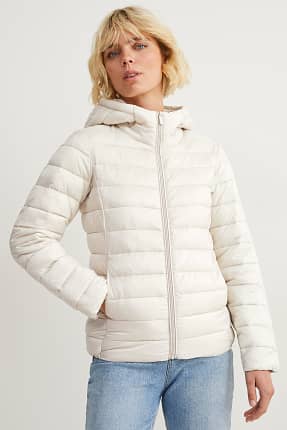 Steppjacke mit Kapuze