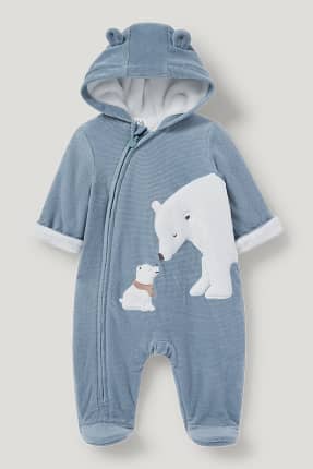 Polar bear - baby jumpsuit