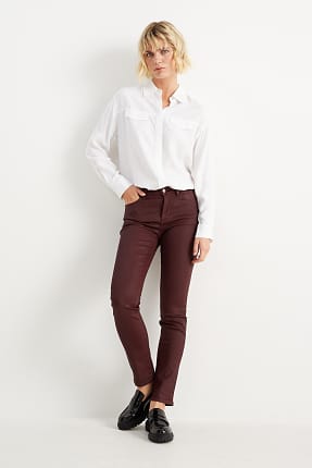 Slim jeans - mid-rise waist