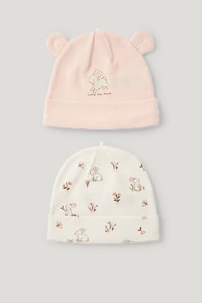 Multipack of 2 - rabbit - baby hat