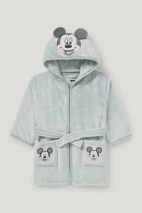 Mickey Mouse - baby bathrobe with hood