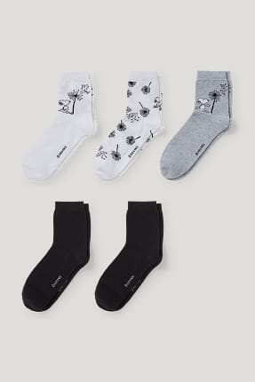 Multipack 5 ks - ponožky s motivem - Snoopy