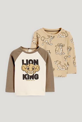 Paquet de 2 - El Rei Lleó - samarreta de màniga llarga per a nadó