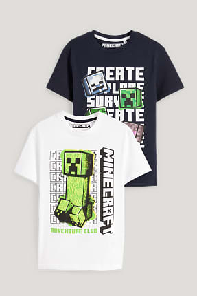 Paquet de 2 - Minecraft - samarreta de màniga curta