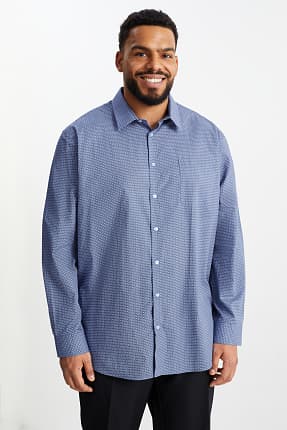 Camisa de oficina - regular fit - Kent - estampado minimalista