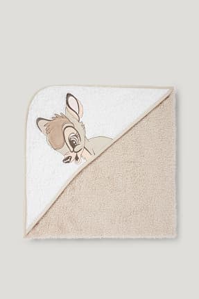 Bambi - tovallola amb caputxa per a nadó