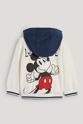 Mickey Mouse - veste bébé style universitaire à capuche