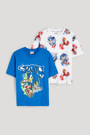 Paquet de 2 - Sonic - samarreta de màniga curta