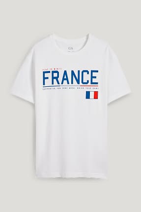 França - samarreta de màniga curta