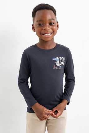 Camisetas manga larga niño c&a 2025