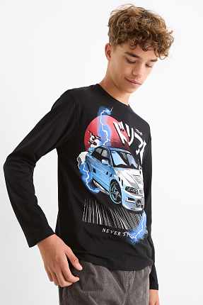 Camisetas manga larga niño c&a top