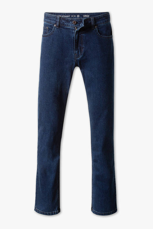 Bărbați - Straight jeans - denim-albastru închis