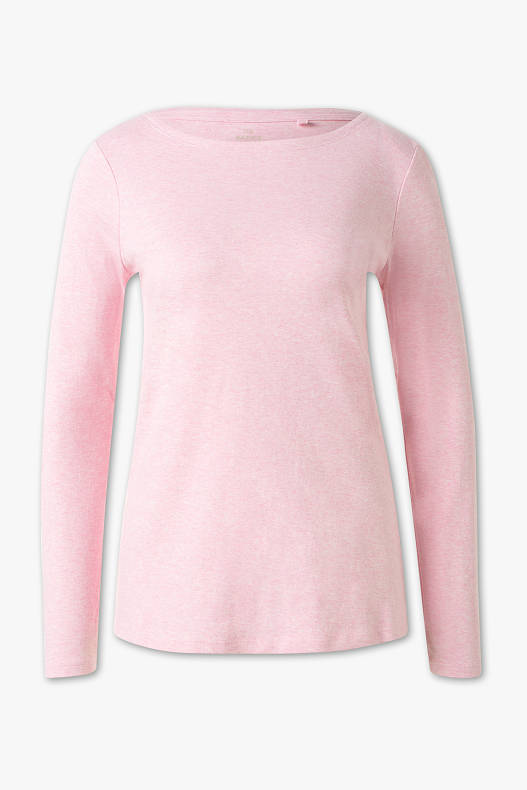 Femei - T-shirt - roz melanj