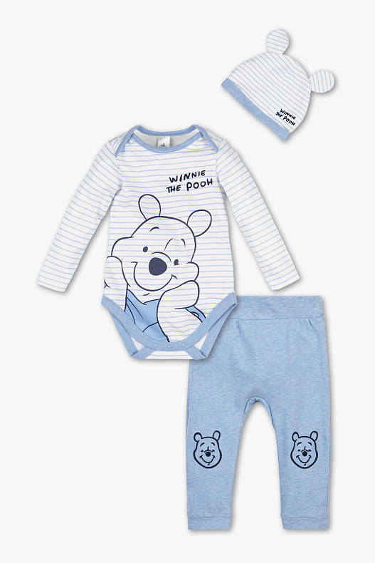 Bebeluși - Disney baby outfit - organic cotton - 3 piece - alb